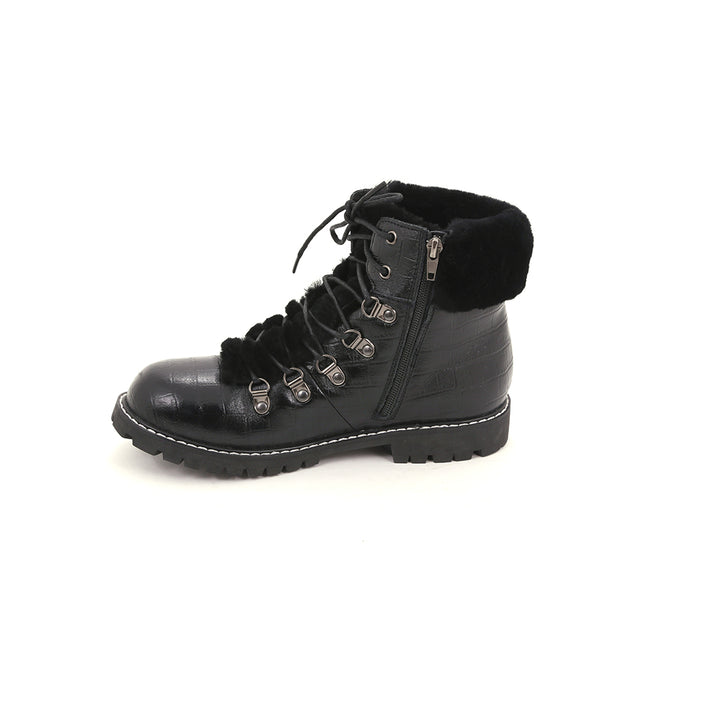 Aisha Croco - Boots in Waterproof Leather with Retractable Cleats