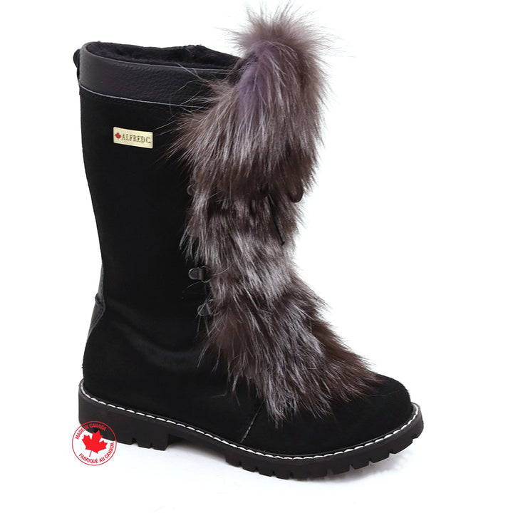 Bella Grande - Boots with Recycled Fur and Retractable Cleats