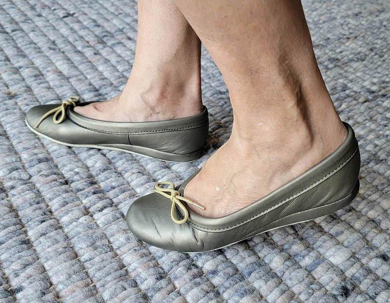 ZEROSTRESS ELLA Ballerines pour femmes Cuir véritable