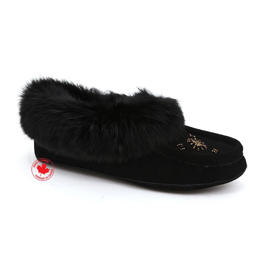 ZEROSTRESS LEELA Women's Moccasins Slippers in Suede and Rabbit