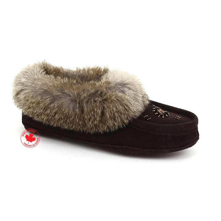 ZEROSTRESS LEELA Women's Moccasins Slippers in Suede and Rabbit