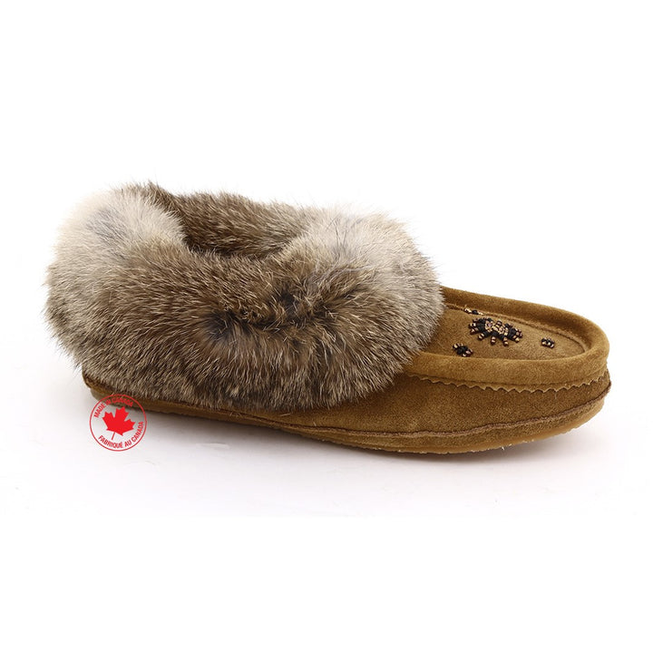ZEROSTRESS LOLA Women's Moccasins Slippers Suede and Rabbit