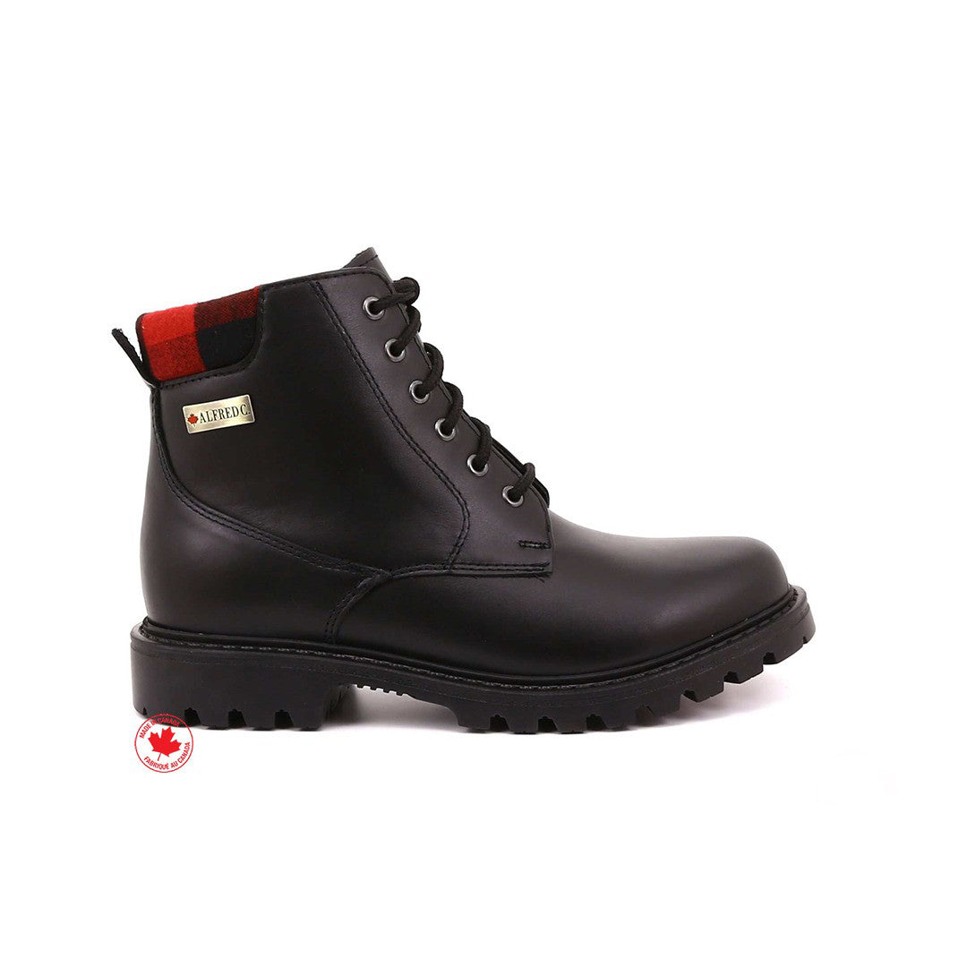 Matthew Men's Winter Boots in Leather with Pivoting Cleats