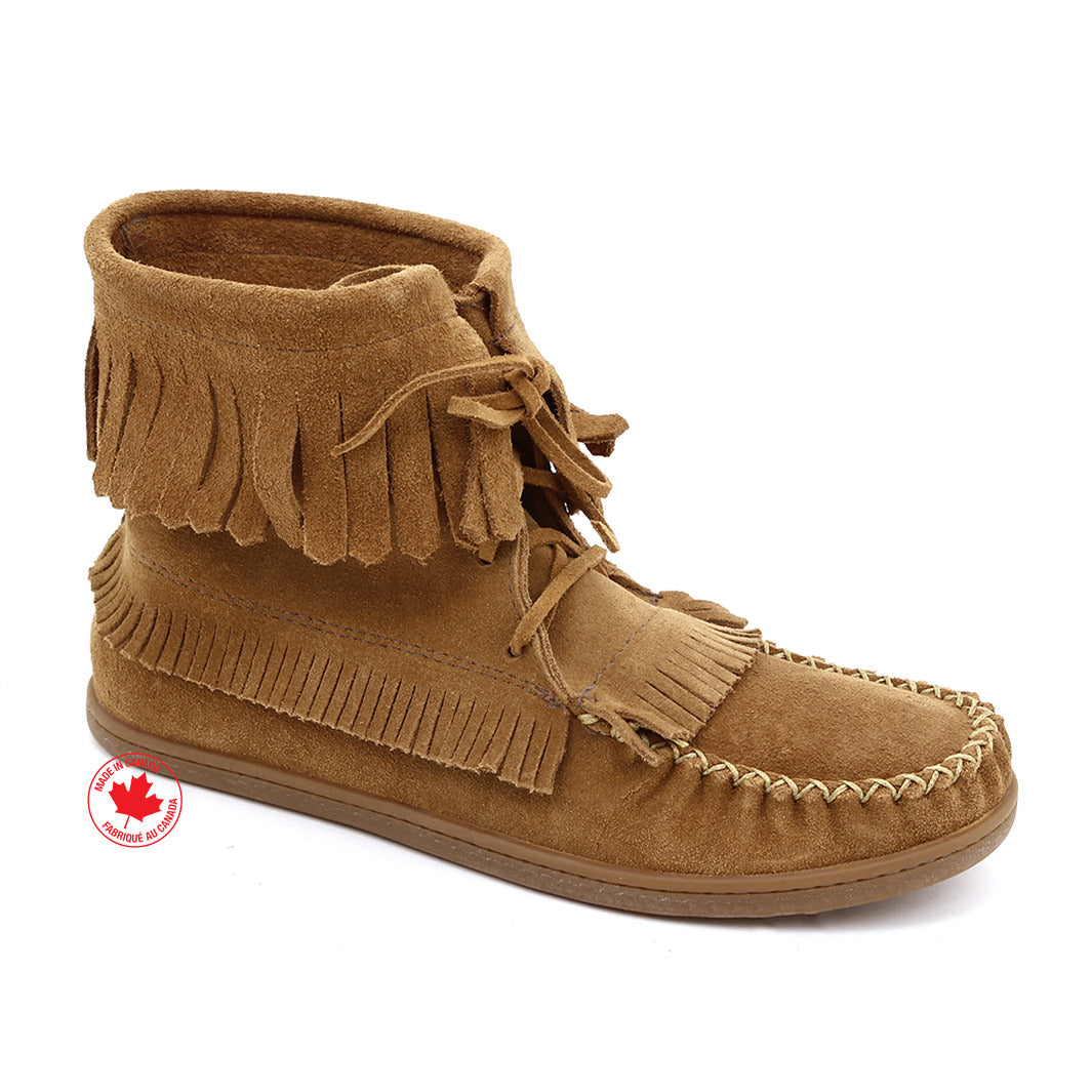 Stop by to know Psychiatry hydrogen Women's suede Moccasin - Made in Canada – Alfred Cloutier