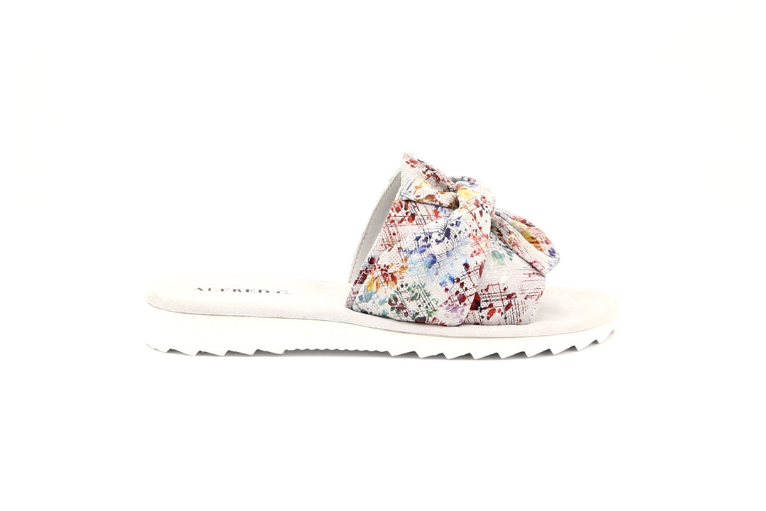 Amelia Women's Sandals in Printed Suede with EVA Soles - Alfred Cloutier Ltd. - Canada