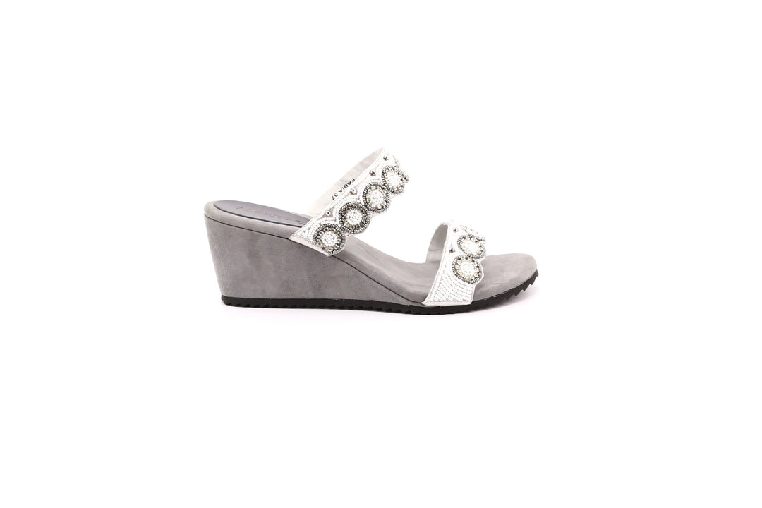 Eliana Women's Wedge Sandals in Leather with EVA Soles - Alfred Cloutier Ltd. - Canada