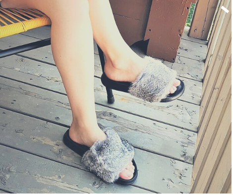 ZEROSTRESS ERICA Women's Sandals Slippers Rabbit Fur