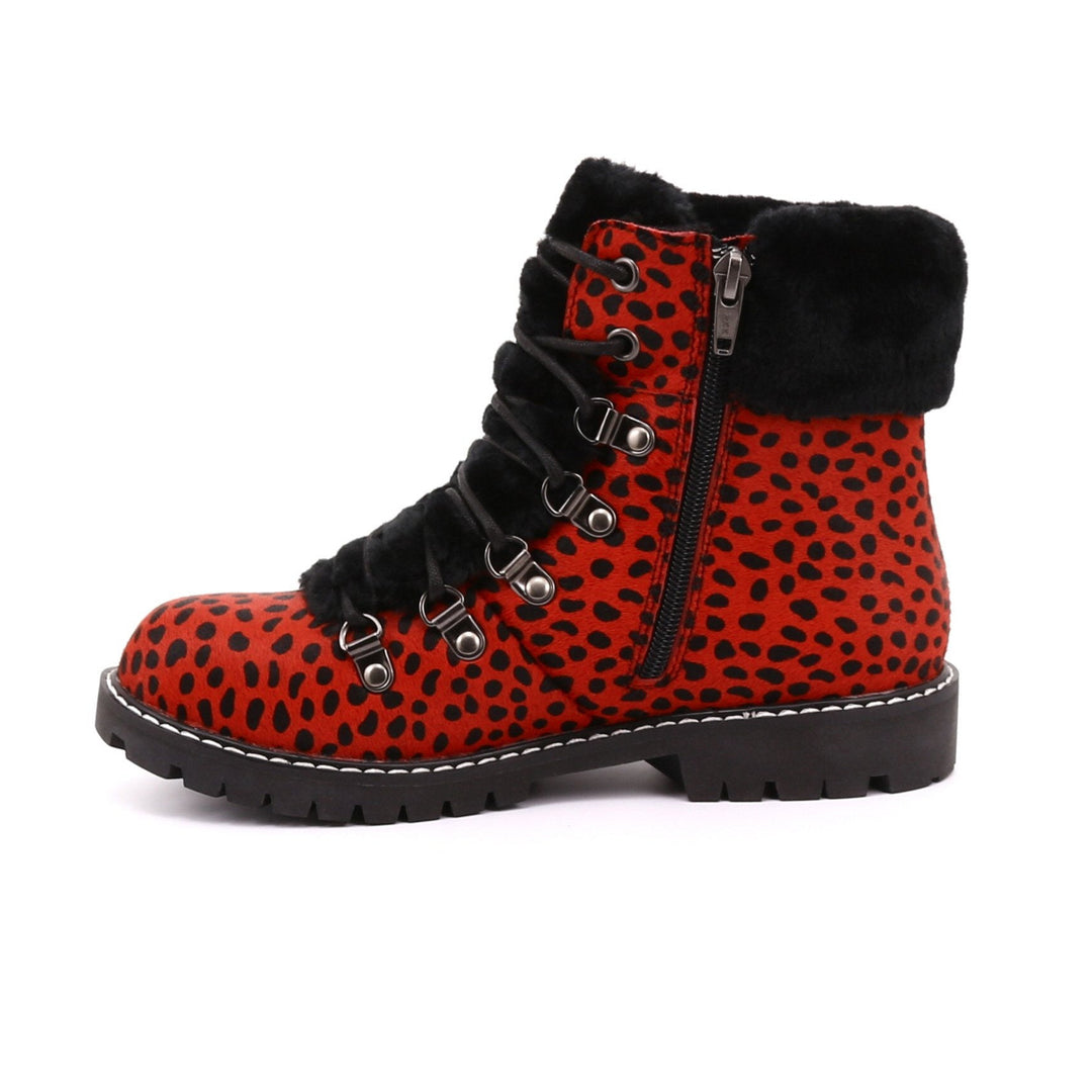 Aisha Women's Winter Boot in Leopard with Retractable Cleats - Alfred Cloutier Ltd. - Canada