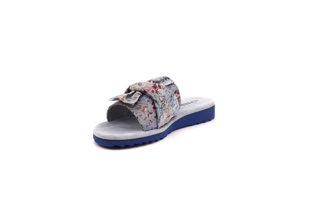 Amelia Women's Sandals in Printed Suede with EVA Soles - Alfred Cloutier Ltd. - Canada