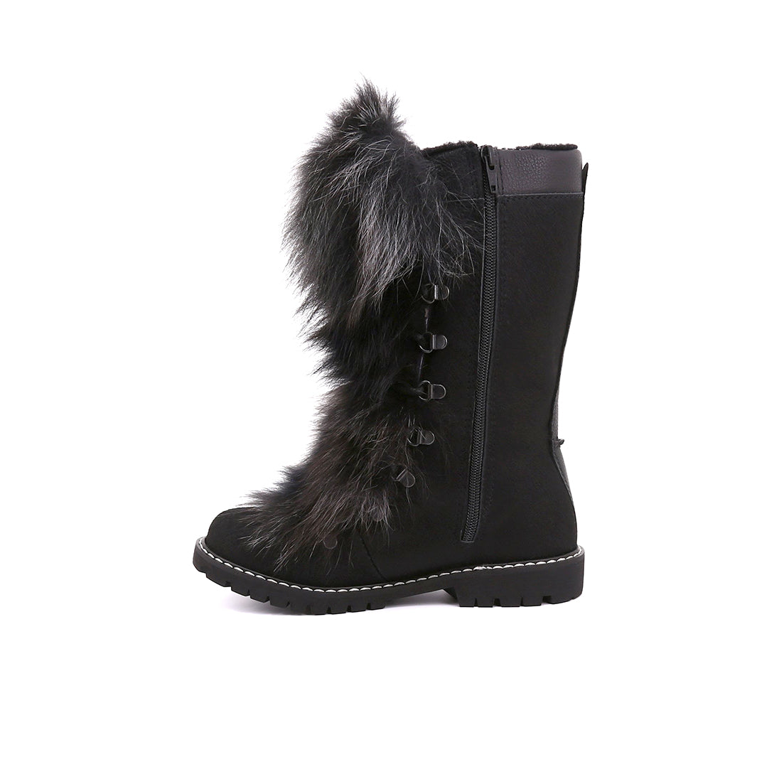 Bella Grande - Boots with Recycled Fur and Retractable Cleats