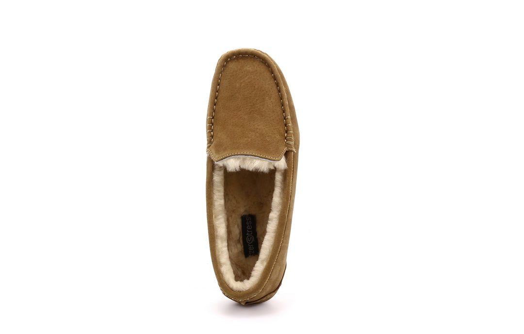 Anna Women's Shearling Slippers with Thermoplastic Rubber Sole - Alfred Cloutier Ltd. - Canada