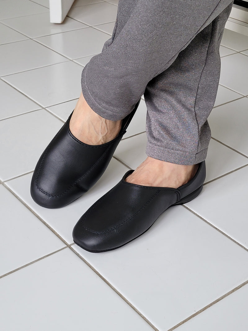 ZEROSTRESS CHARLES Pantoufles pour hommes Cuir véritable