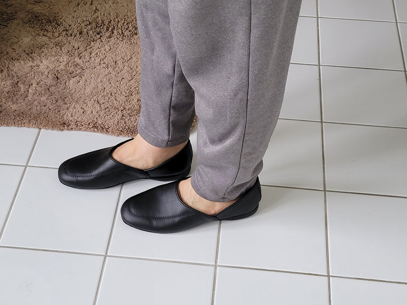 ZEROSTRESS CHARLES Pantoufles pour hommes Cuir véritable