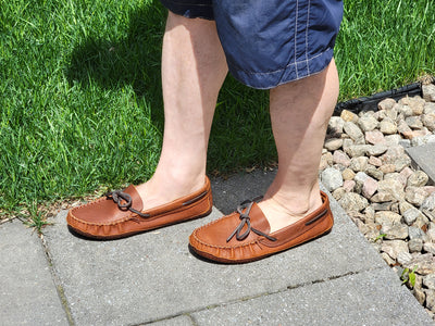 ZEROSTRESS CHAYTON Mocassins Hommes Pantoufles Cuir Véritable