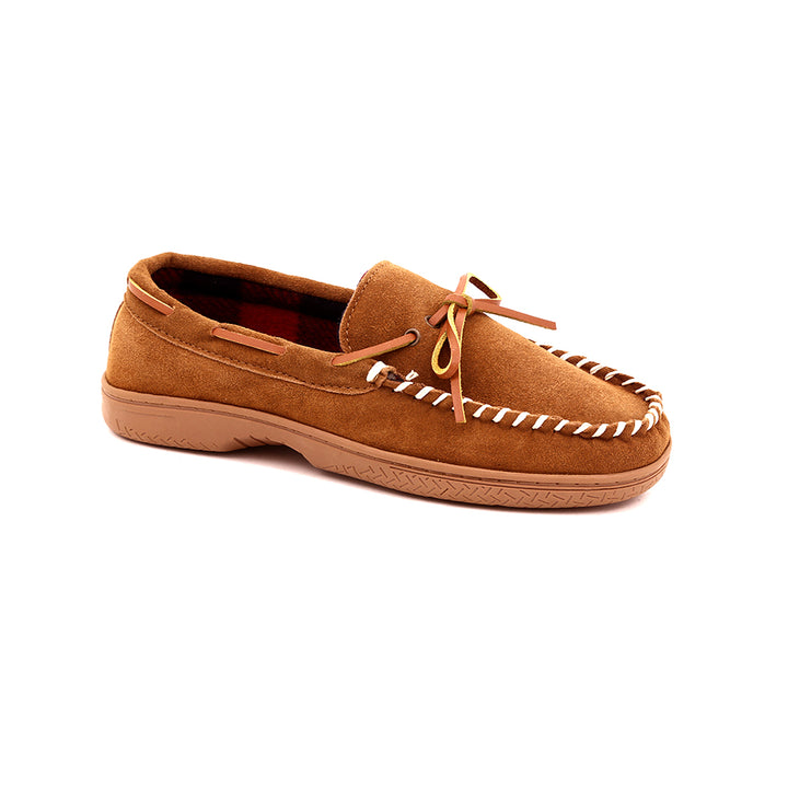ZEROSTRESS JASON Men's Moccasins Slippers Genuine Suede