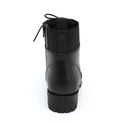 Jolie Bottes d'hiver pour femmes en cuir de qualité supérieure