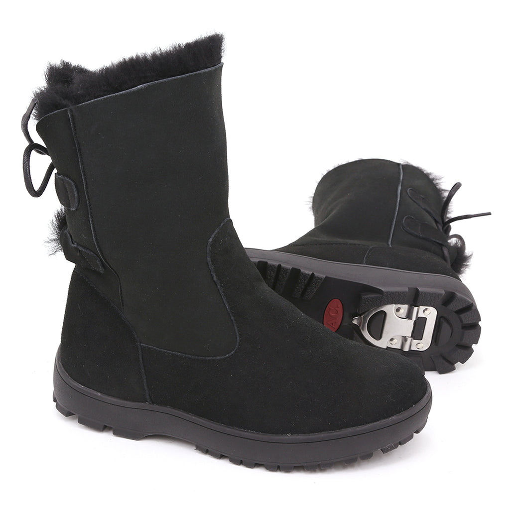 Naiyah genuine sale shearling waterproof boot