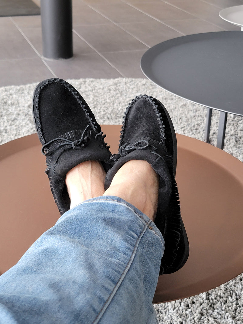 ZEROSTRESS KAYA Pantoufles Mocassins Femme Cuir suédé