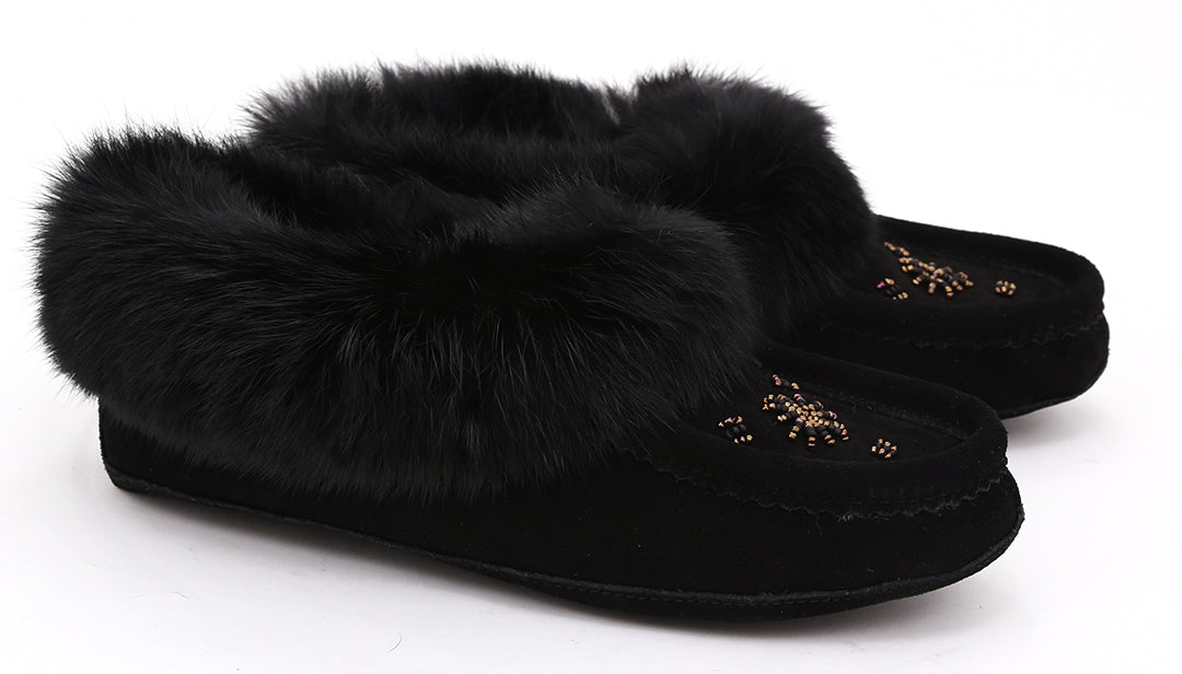 ZEROSTRESS LEELA Women's Moccasins Slippers in Suede and Rabbit
