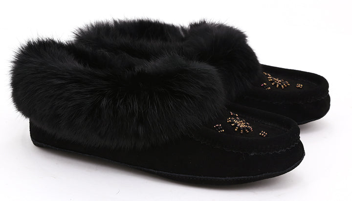 ZEROSTRESS LEELA Women's Moccasins Slippers in Suede and Rabbit