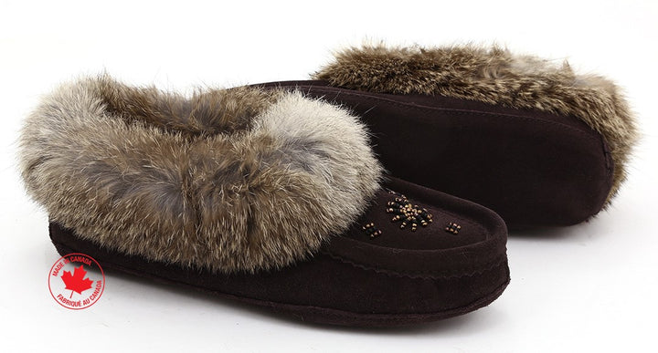 ZEROSTRESS LEELA Women's Moccasins Slippers in Suede and Rabbit