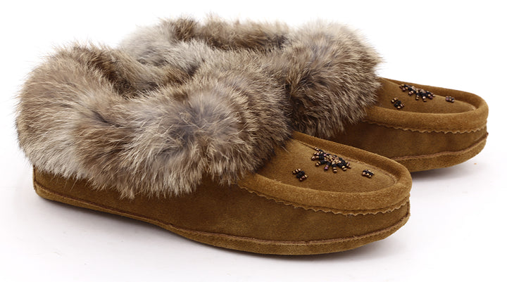 ZEROSTRESS LEELA Women's Moccasins Slippers in Suede and Rabbit