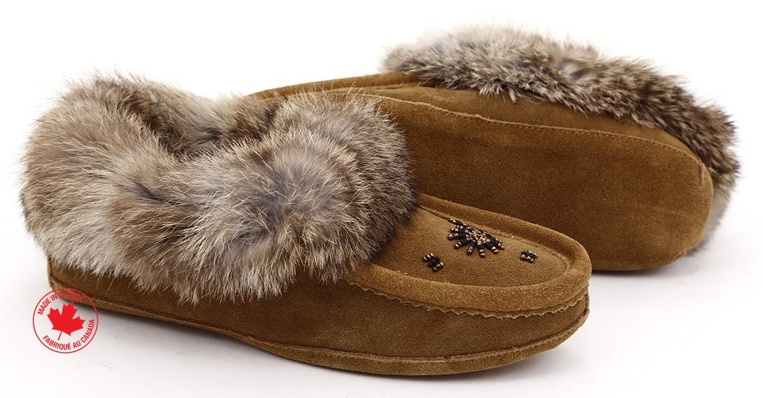 ZEROSTRESS LEELA Women's Moccasins Slippers in Suede and Rabbit