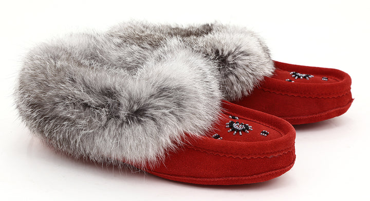 ZEROSTRESS LEELA Women's Moccasins Slippers in Suede and Rabbit