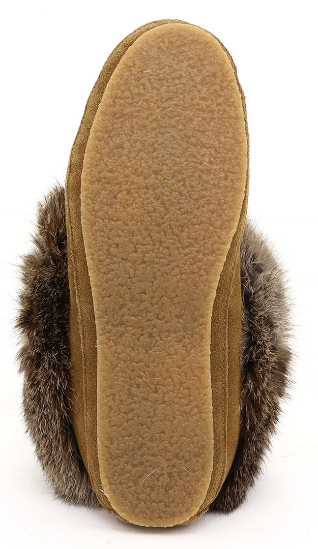 ZEROSTRESS LOLA Women's Moccasins Slippers Suede and Rabbit