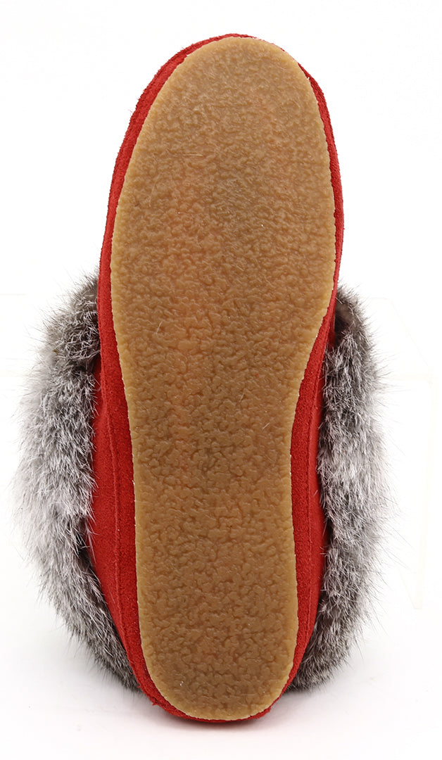 ZEROSTRESS LOLA Women's Moccasins Slippers Suede and Rabbit