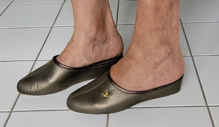 ZEROSTRESS MIA Women's Wedge Slippers Genuine Leather