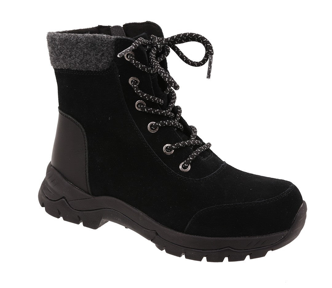 Suzie - Boots in Waterproof Suede with studs