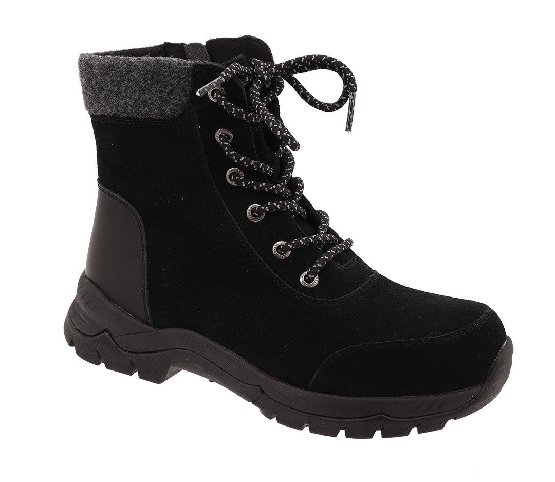 Bottes suede noir femme cheap