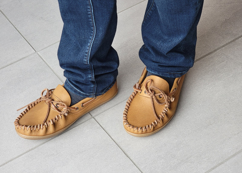 ZEROSTRESS YUMA Pantoufles Mocassins Hommes en Cuir